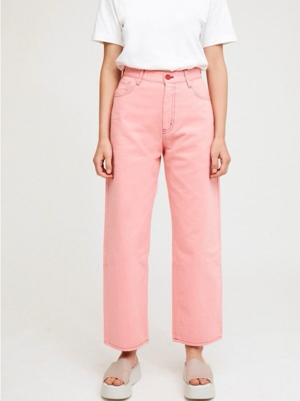 Rita Row. Brigitte High Rise Jeans. Pink. Size Medium (30” waist)
